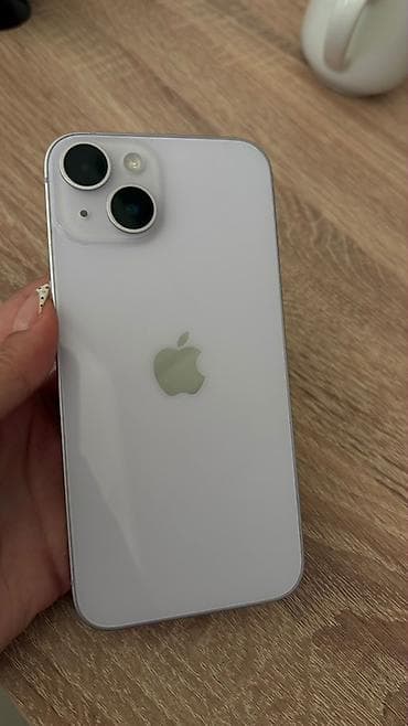 iphone telofon: IPhone 14, 128 GB, Deep Purple, Barmaq izi, Face ID — 1