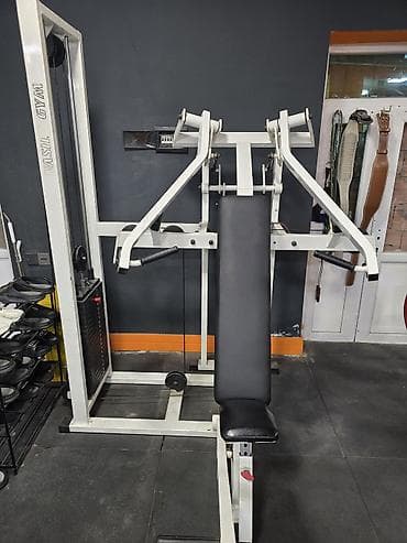 gitara kabel: Vasil Gym markalı peşəkar trenajor – oturacaqlı ştanqsız sinə pressi — 1
