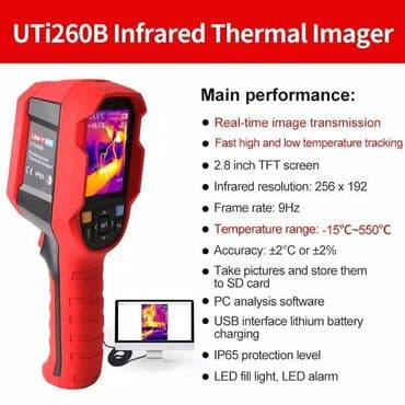 sekiller cekmek: Teplovizor MODEL UNI-T UTI 260B PRO Infraqırmızı termal peşəkar — 2