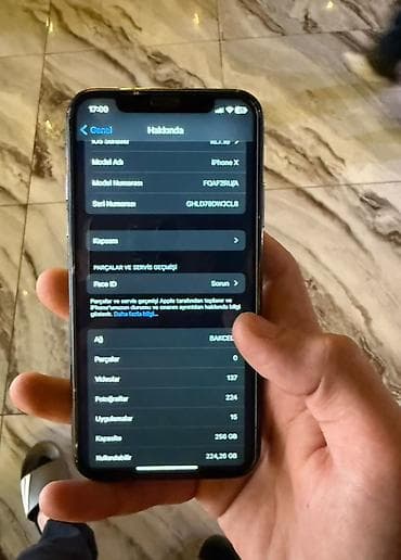 iphone x ikinci el: IPhone X, 256 GB, Space Gray, Face ID — 3