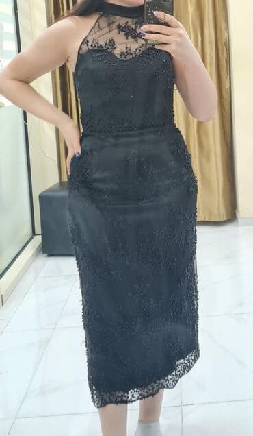 Toy paltarları və aksesuarları: Zərif gecə/libas - Rəng: Qara - Model: Uzun, axıcı ətəkli, üst — 14