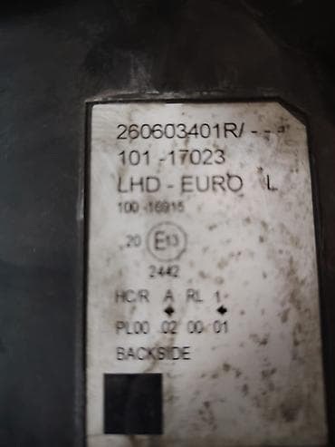 i30 fara: Komplekt, Yaxın və uzaq vuran işıqlar Renault, 2010 il, Orijinal, Fransa, İşlənmiş — 3