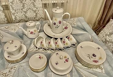 Şüşə/kristal qablar dəsti – 2 ədəd - Material: qalın şüşə/kristal -