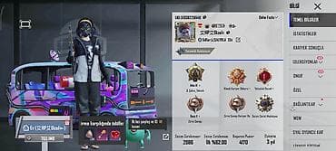 PUBG Mobile hesabı – yüksək səviyyəli kolleksiya və nadir laboratoriya