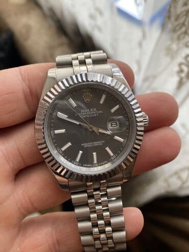 шуба из овчины азербайджанская: Б/у, Наручные часы, Rolex, цвет - Серый — 3