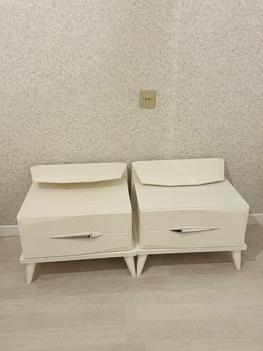 мебель для спальни: İkinəfərlik çarpayı, 2 tumba, Komod, Termo, İşlənmiş — 3