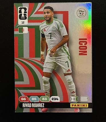 Riyad Mahrez 🇩🇿 Panini Adrenalyn XL FIFA World Cup 2026 kolleksiya — 1