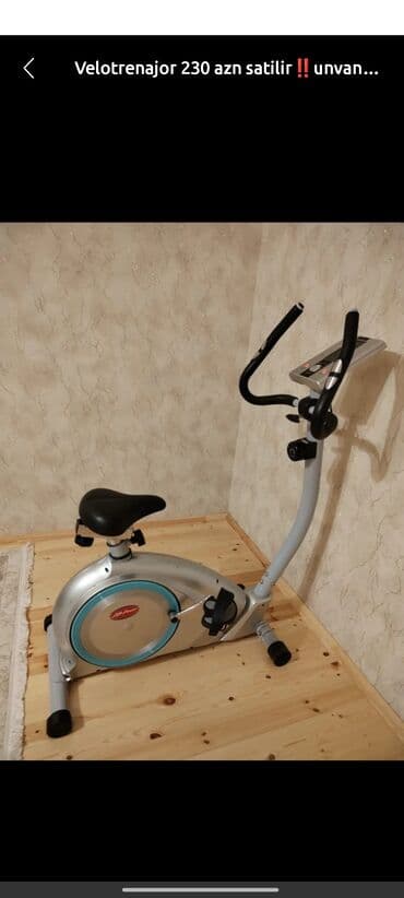 Evdə idman etmək üçün ideal olan bu velotrenajor, məşq zamanı rahatlıq