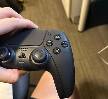 pc plata: PlayStation 5 DualSense – Qara Original PS5 pultu, əla vəziyyətdə. Heç — 2