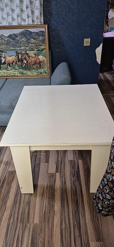 Balkon masası, Açılmayan, Laminat, Kvadrat masa
