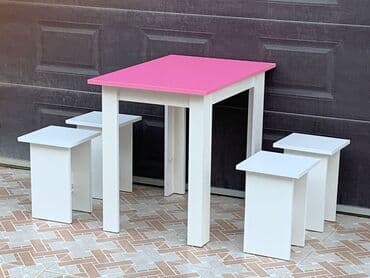 quxna stulu: Mətbəx üçün, Yeni, Dördbucaq masa, 4 stul — 2