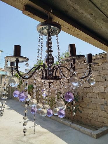 tavan: Çılçıraq, 5 lampa, Metal — 3