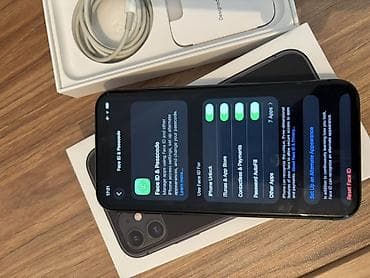 irşad iphone 11: IPhone 11, Qara, Face ID — 6