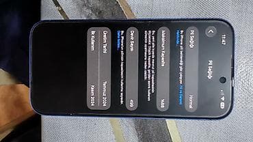 iphone 16 ikinci el: IPhone 16, 128 GB, Göy, Barmaq izi, Face ID, Sənədlərlə — 2