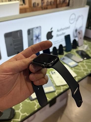 Смарт браслеты: Смарт часы, Apple, Водонепроницаемый, цвет - Черный — 6