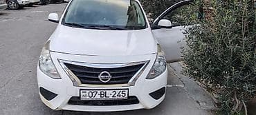 toyota corolla oluxana: Nissan Sunny sedan - Kuzov: ağ rəng, 4 qapı, arxa parklama işıqları — 5