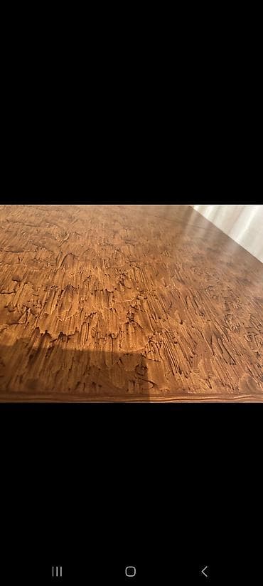 Qonaq otağı üçün, İşlənmiş, Açılan, Dördbucaq masa, 4 stul — 2