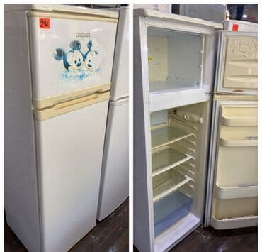 İşlənmiş 2 qapılı Beko Soyuducu Satılır, rəng - Ağ