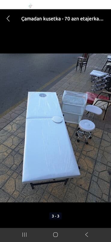 xirdalanda masaj edirem: Çoxfunksiyalı salon dəsti - Portativ qatlanan masaj/kosmetologiya — 2