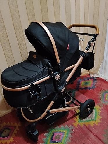 ucuz uşaq kalyaskalari: 2-i 1-də araba, İşlənmiş, Yaş: <1 ay — 2