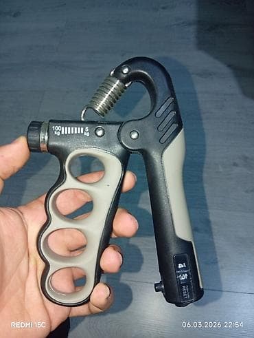 Tənzimlənən əl məşqçisi (hand gripper) - Güc diapazonu: 5–100 kq