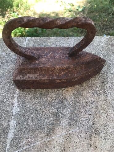 qədimi qəpiklər: Qədimi daş ütü agır materialdı antik 50 manat biraz paslayıb onun — 3