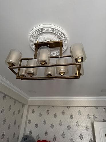 lustr altlığı: Çılçıraq, 8 lampa, Metal — 2