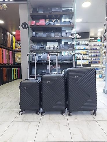 Səyahət çamadanları dəsti – 3 ölçü - Dəst tərkibi: kiçik, orta və