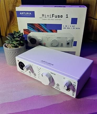 monıtor: Arturia MiniFuse 1 USB audio interfeysi - Kompakt USB audio — 1