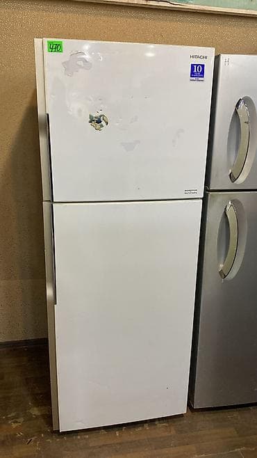 ev soyduculari: 2 qapılı Hitachi Soyuducu Satılır, rəng - Ağ — 1