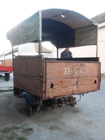 купить мопед бу: Sovet istehsalı yükdaşıma üçtəkərli moto-kolt (kabinalı karqo skuter) — 2