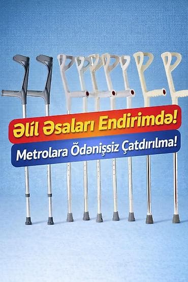 Əlil əsaları – yüngül və dayanıqlı qolaltı tipli modellər