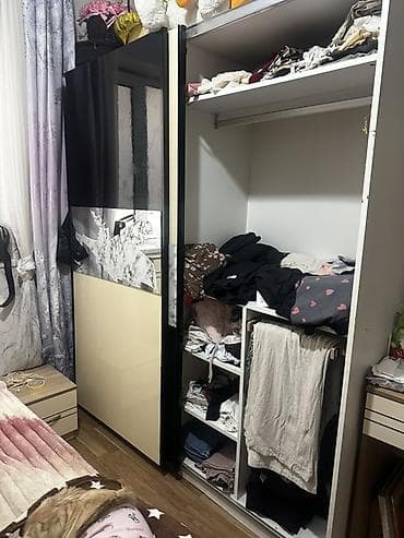 iki qapili dolablar: 2 qapılı, Rəngli, Digər material, Kupe, Düz dolab — 3