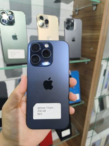 IPhone 15 Pro, 256 GB, Blue Titanium, Face ID