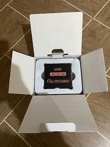 UHD 1x2 HDMI Splitter – 4Kx2K, 3D dəstəyi Məhsul təsviri: - 1 giriş