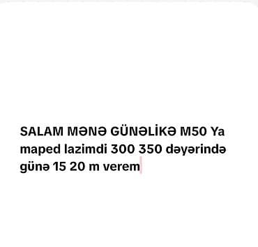 arenda qazel: Tufan - M50, 80 sm3, 2000 il, 5000 km, ilkin ödəniş: Var — 1