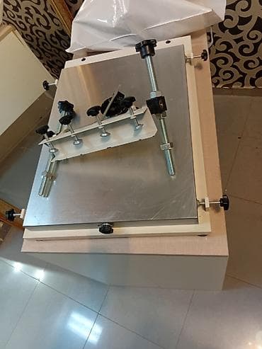 фикс: İpək ekran çap avadanlığı dəsti - Manual ekran çap presi: metal — 1