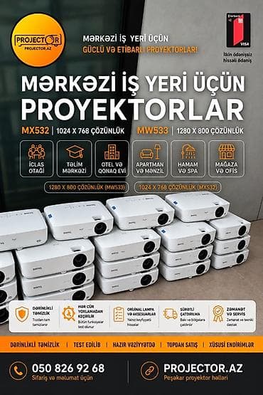 video ceken: İşlənmiş Portativ Proyektor Epson, Ödənişli çatdırılma — 3