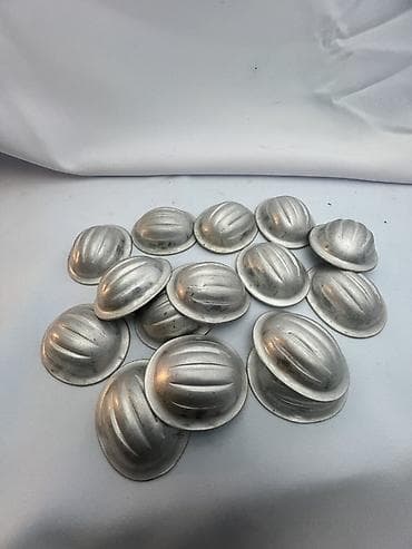 duru yaglar: Şirniyyət qəlibləri, rəng - Gümüşü, Metal, Oval — 4