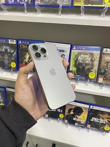 IPhone 15 Pro Max, 256 GB, Gümüşü, Face ID