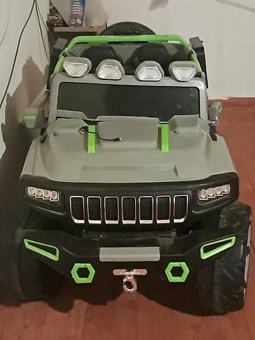 elekt: Uşaq üçün elektrikli off-road tipli minik maşını - Korpus: boz-yaşıl — 3