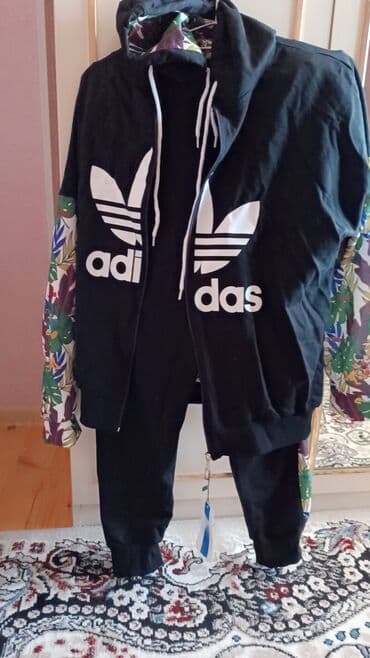 qadın üçün idman üslublu kupalniklər: İdman dəsti, Adidas, rəng - Qara — 3