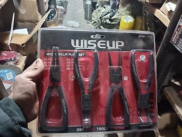 parda: WISEUP 4 parça Seeger kəlbətin dəsti (Circlip Pliers Set) - Brend — 2
