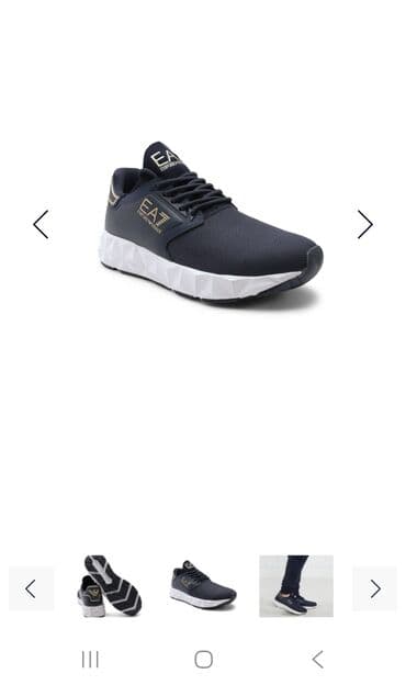 Səndəl və şəp-şüplər: Emporio Armani EA7 kişi idman/yürüyüş ayaqqabısı. Originaldır — 3