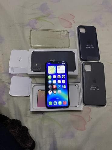 IPhone 11, 128 GB, Qara, Face ID