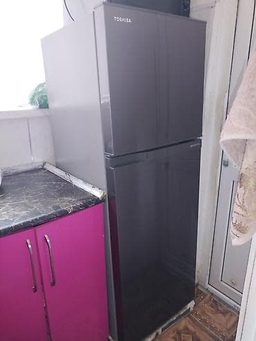 2 qapılı Toshiba Soyuducu Satılır, rəng - Boz