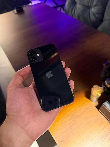 IPhone 12 mini, 64 ГБ, Black Titanium, Беспроводная зарядка, Face ID at lalafo.az IPhone 12 mini, 64 ГБ, Black Titanium, Беспроводная зарядка, Face ID