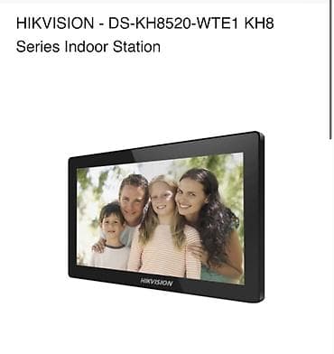 smart lock qw: HIKVISION DS-KH8520-WTE1 – KH8 Series Indoor Station - 10.1” toxunma — 1