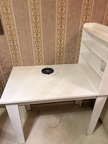 Düz masa, Siyirməsiz, Polkalı, Sadə laminat