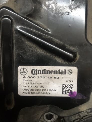 12 volt mator: W218,W221 sürət qutusunun idarə etmə bloku — 1